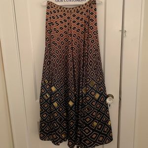 Anthropologie maxi skirt